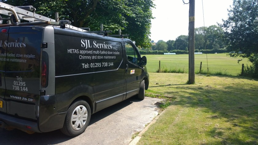 Our van, all ready to go for the day.